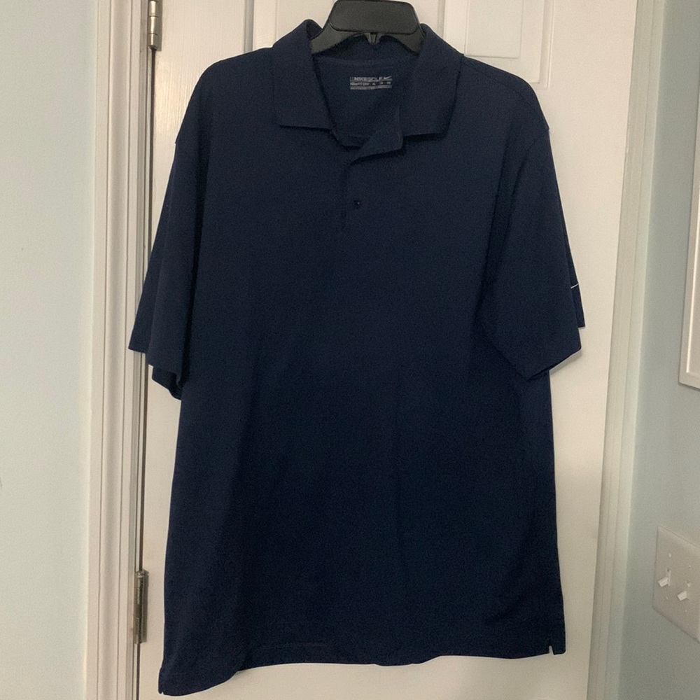 Mens XL navy blue Nike Golf polo shirt.